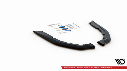 Splittery zadní boční BMW M4 G82 černý lesklý plast