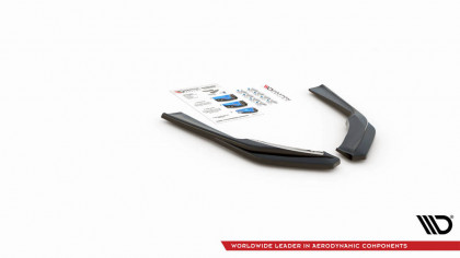 Splittery zadní boční Infiniti Q60 S Mk2 černý lesklý plast