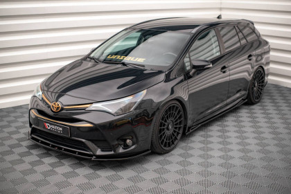 Prahové lišty Toyota Avensis Mk3 Facelift carbon look