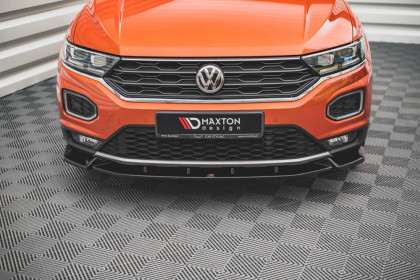Spojler pod nárazník lipa V.2 Volkswagen T-Roc Mk1 carbon look