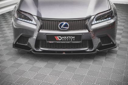 Spojler pod nárazník lipa V.1 Lexus GS F Sport Mk4 (L10) černý lesklý plast