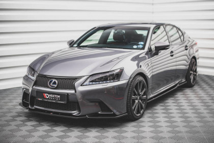 Spojler pod nárazník lipa V.1 Lexus GS F Sport Mk4 (L10) černý lesklý plast