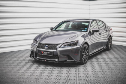 Spojler pod nárazník lipa V.2 Lexus GS F Sport Mk4 (L10) černý lesklý plast