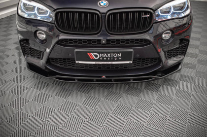 Spojler pod nárazník lipa V.2 BMW X5 M F15 černý lesklý plast