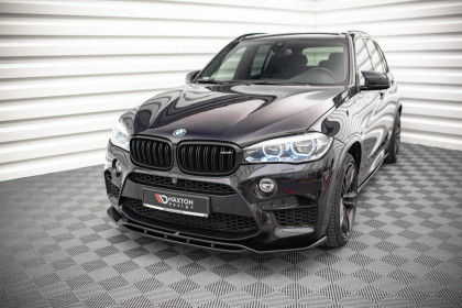 Spojler pod nárazník lipa V.2 BMW X5 M F15 černý lesklý plast