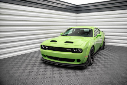 Spojler pod nárazník lipa Dodge Challenger SRT Hellcat Mk3 černý lesklý plast