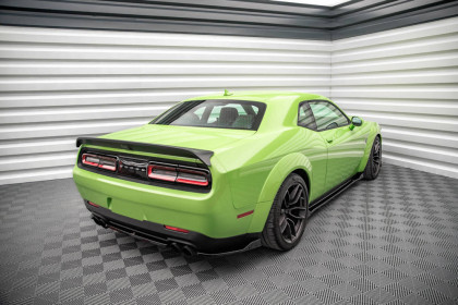 Splittery zadní boční Dodge Challenger SRT Hellcat Mk3 černý lesklý plast