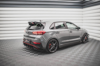 Splittery zadní boční V.3 Hyundai I30 N Hatchback Mk3 Facelift carbon look