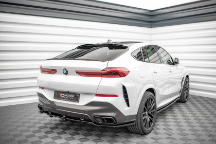 Prodloužení střešního spoileru BMW X6 M-Pack G06 černý lesklý plast