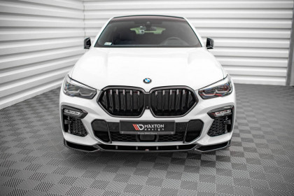 Spojler pod nárazník lipa V.1 BMW X6 M-Pack G06 carbon look