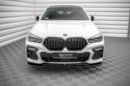 Spojler pod nárazník lipa V.2 BMW X6 M-Pack G06 carbon look