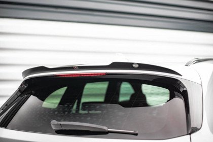 Prodloužení střešního spoileru BMW X1 M-Pack F48 černý lesklý plast