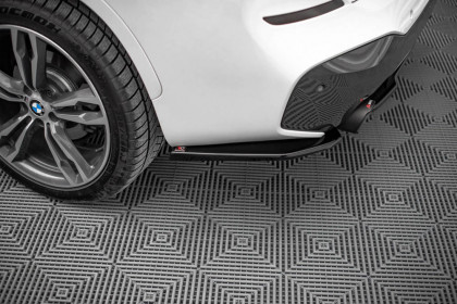 Splittery zadní boční BMW X1 M-Pack F48 carbon look