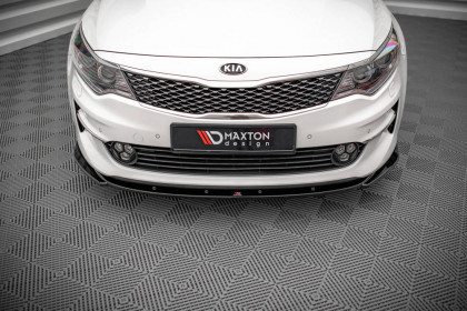 Spojler pod nárazník lipa V.2 Kia Optima Mk4 černý lesklý plast