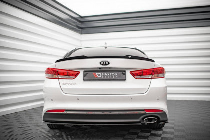 Prodloužení spoileru Kia Optima Mk4 černý lesklý plast