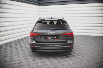 Spoiler zadního nárazníku Audi A4 Avant B9 carbon look