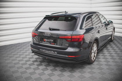 Spoiler zadního nárazníku Audi A4 Avant B9 carbon look