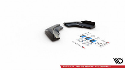 Splittery zadní boční V.1 Mercedes-Benz A W176 carbon look