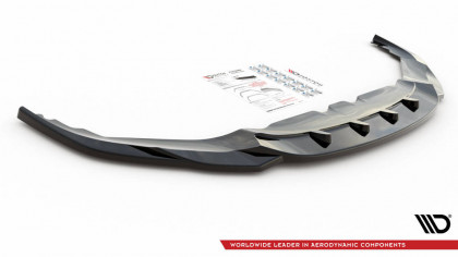 Spojler pod nárazník lipa V.4 BMW M850i Coupe G15 / M850i Gran Coupe G16 černý lesklý plast