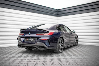 Spoiler zadního nárazníku BMW M850i Gran Coupe G16 černý lesklý plast