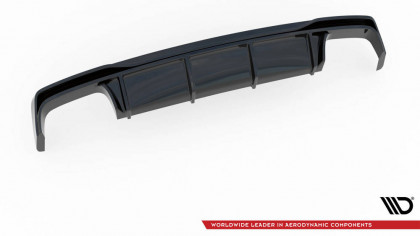 Difuzor zadního nárazníku Audi S6 C8 černý lesklý plast