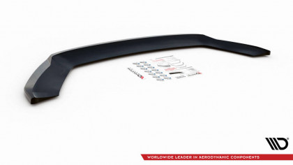 Spojler pod nárazník lipa V.2 Seat Leon FR / Cupra Mk3 černý lesklý plast