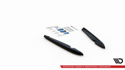 Splittery zadní boční V.2 Seat Leon FR Sportstourer Mk3 černý lesklý plast