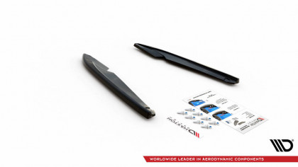 Splittery zadní boční V.2 Seat Leon FR Sportstourer Mk3 černý lesklý plast