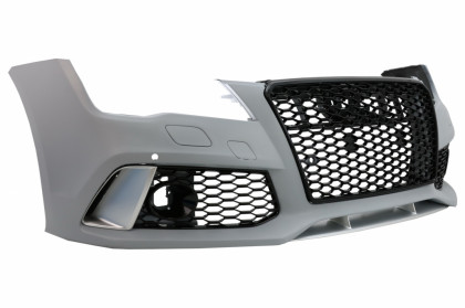 Přední nárazník pro Audi A7 4G 10-14 RS7 Design s maskou v černém lesku
