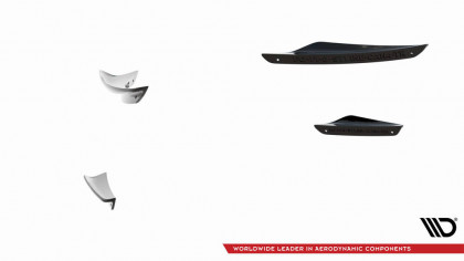 Přední přítlačná křidélka, canards V.3 Ford Fiesta Mk8 ST / ST-Line 