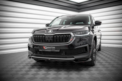 Spojler pod nárazník lipa V.2 Škoda Kodiaq Mk1 Facelift textura ABS