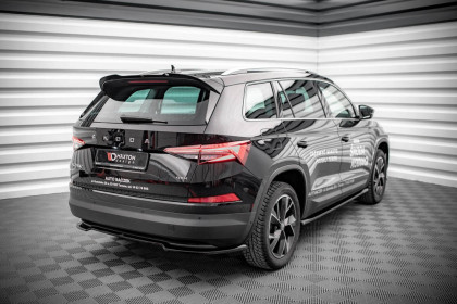 Prodloužení spoileru Škoda Kodiaq Mk1 Facelift černý lesk