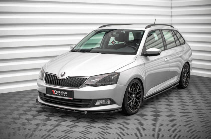 Prahové lišty Škoda Fabia Mk3 textura ABS