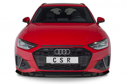 Spoiler pod přední nárazník CSR CUP - Audi A4 / S4 B9 (8W) černý lesklý