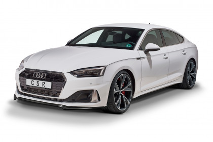 Spoiler pod přední nárazník CSR CUP - Audi A5 F5 19- Basis / Advanced černý lesklý