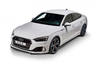 Spoiler pod přední nárazník CSR CUP - Audi A5 F5 19- Basis / Advanced černý lesklý