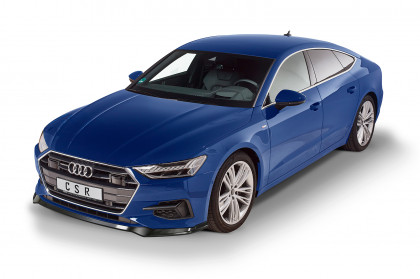 Spoiler pod přední nárazník CSR CUP - Audi Audi A7 C8 18- černý lesklý