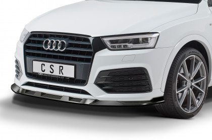 Spoiler pod přední nárazník CSR CUP - Audi Q3 (8U) 14-18 S-line carbon look lesklý