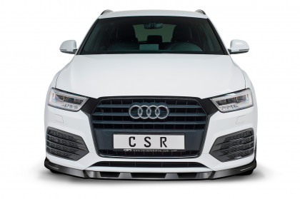 Spoiler pod přední nárazník CSR CUP - Audi Q3 (8U) 14-18 S-line carbon look matný