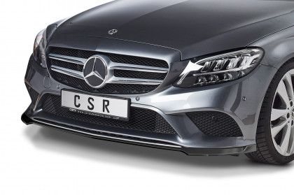 Spoiler pod přední nárazník CSR CUP - Mercedes Benz C W205 18-21 carbon look lesklý 