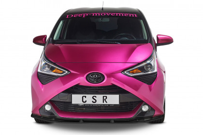 Spoiler pod přední nárazník CSR CUP - Toyota Aygo 2 18- Facelift ABS