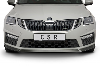 Spoiler pod přední nárazník CSR CUP - Škoda Octavia III 5E RS černý lesklý