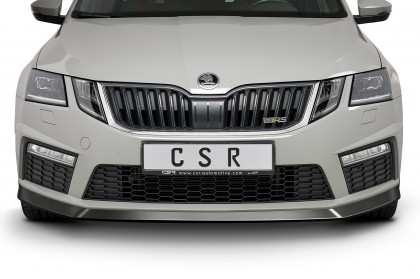 Spoiler pod přední nárazník CSR CUP - Škoda Octavia III 5E RS carbon look lesklý