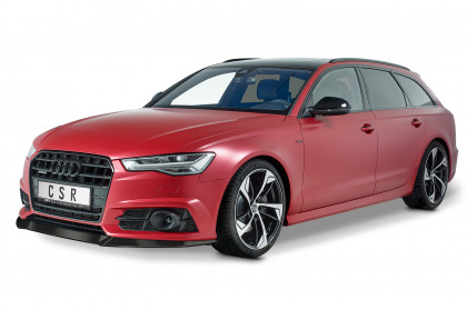 Spoiler pod přední nárazník CSR CUP - Audi A6 C7 4G S-Line/ S6 C7 4G carbon look lesklý