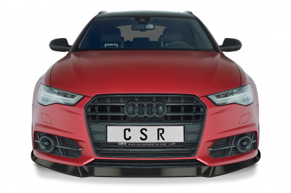 Spoiler pod přední nárazník CSR CUP - Audi A6 C7 4G S-Line/ S6 C7 4G černý matný