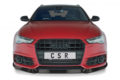 Spoiler pod přední nárazník CSR CUP - Audi A6 C7 4G S-Line/ S6 C7 4G černý matný