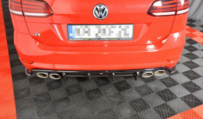 Difuzor zadního nárazníku VW GOLF 7 R VARIANT FACELIFT 2017- matný plast