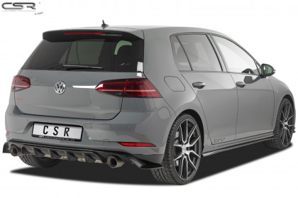 Spoiler pod zadní nárazník CSR - Golf 7 TCR černý lesklý