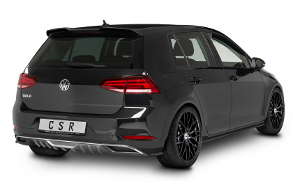Spoilery boční pod zadní nárazník CSR - W Golf 7 17- černý lesklý