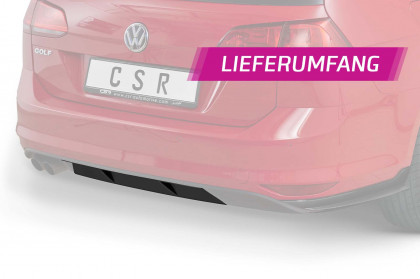 Spoilery boční pod zadní nárazník CSR - VW Golf 7 Variant 13-17 carbon look lesklý